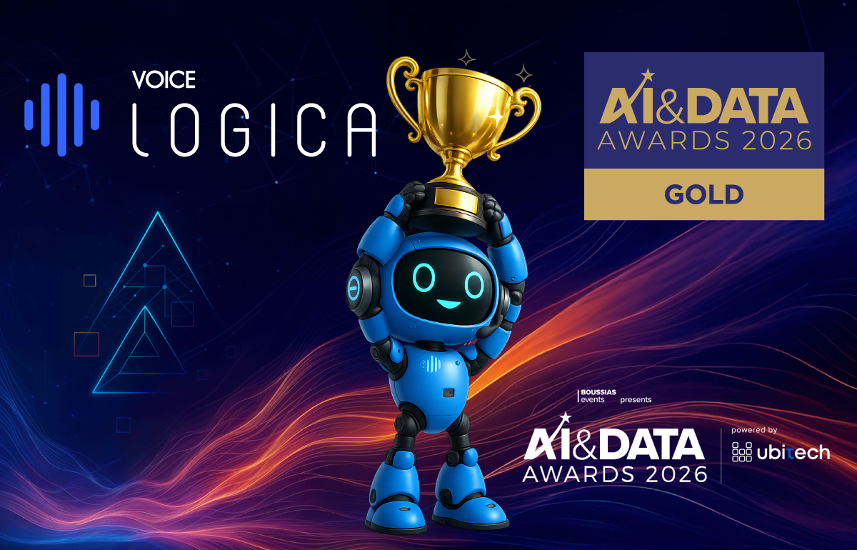 Η Voice Logica διακρίνεται με Gold Βραβείο στα AI & Data Awards 2026