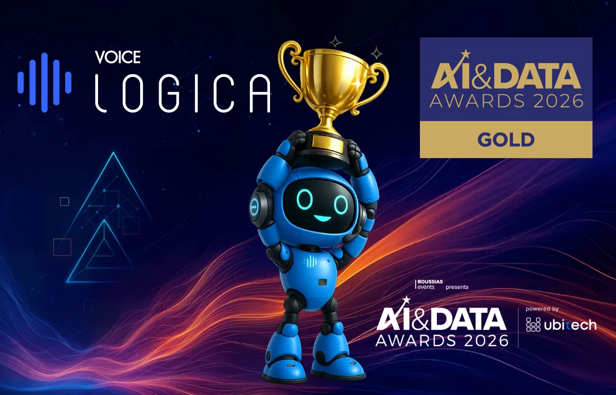 Η Voice Logica διακρίνεται με Gold Βραβείο στα AI & Data Awards 2026